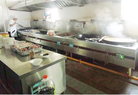 青白江人和学校食堂麻豆视频免费下载设备现场使用图片